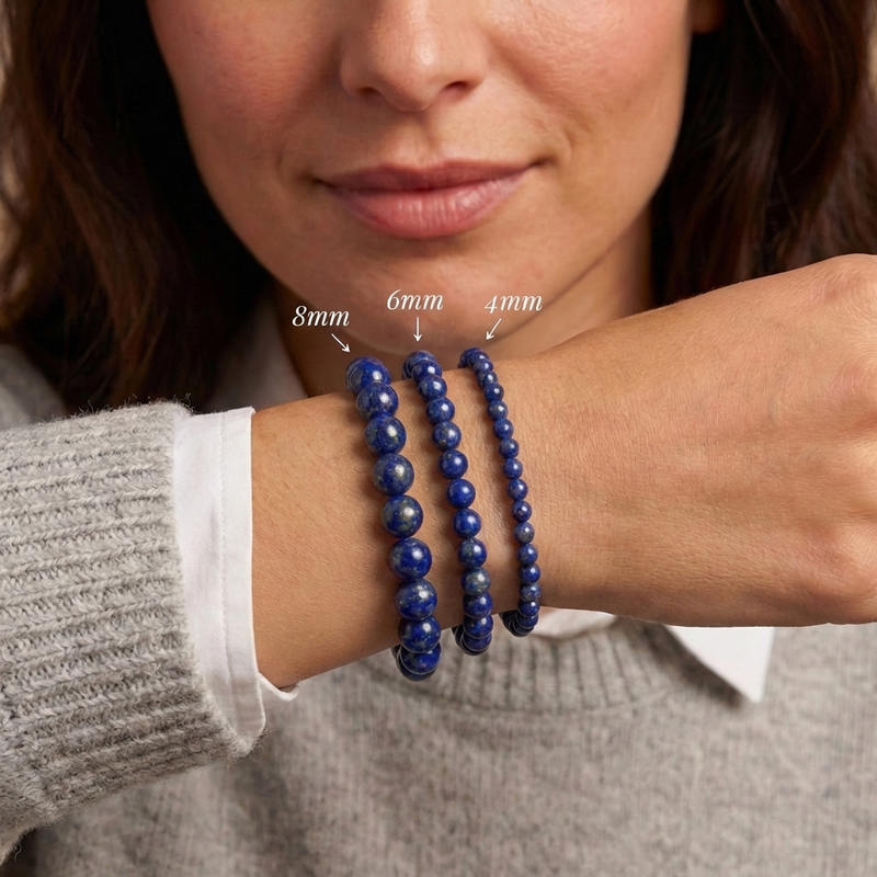 Bracelet "Contrôle" en Lapis Lazuli