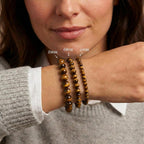 Bracelet "Confiance" en Oeil-de-Tigre