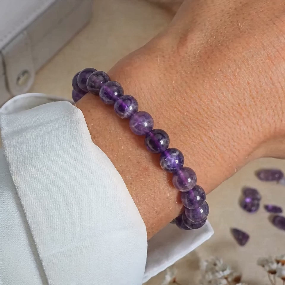 Bracelet "Anti stress" en Améthyste
