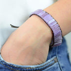 Bracelet Boho "Force et Sagesse" - lespierresdubienetre