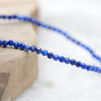 Bracelet "Contrôle" en Lapis Lazuli à facettes - lespierresdubienetre