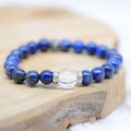 Bracelet Cristal "Contrôle" en Lapis Lazuli
