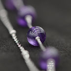 Bracelet en argent 925 "Sagesse" en Améthyste - Pièce Bijouterie - lespierresdubienetre