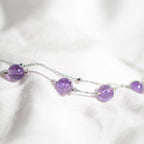 Bracelet en argent 925 "Sagesse" en Améthyste - Pièce Bijouterie - lespierresdubienetre