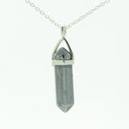 Pendentif "Dissipation" en Hématite Pointe - lespierresdubienetre